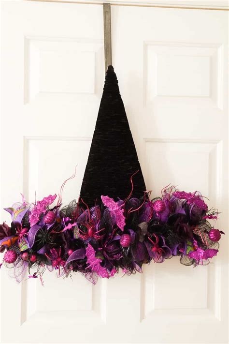 Spook up Your Home with Dollar Tree Witch Hat Wall Art